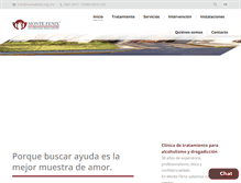Tablet Screenshot of montefenix.org.mx